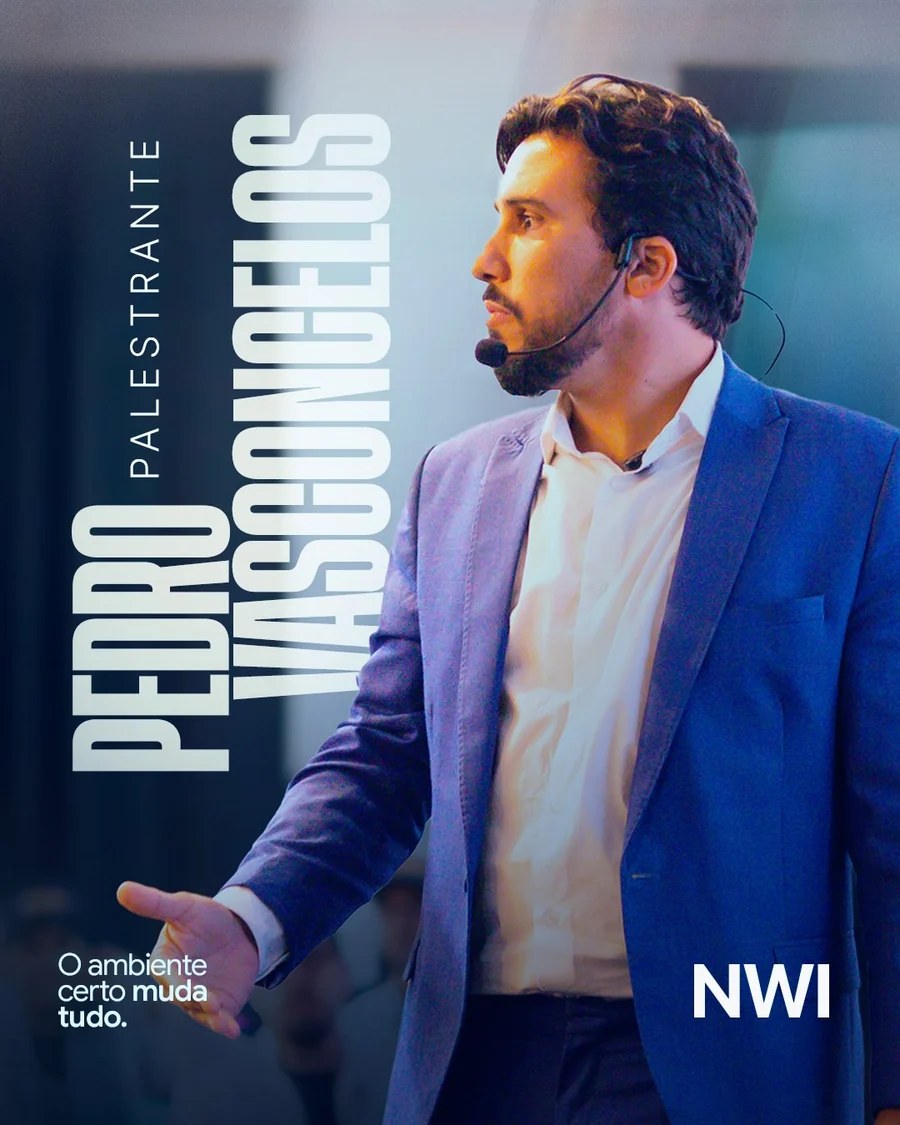 Pedro Vasconcelos no palco do NWI